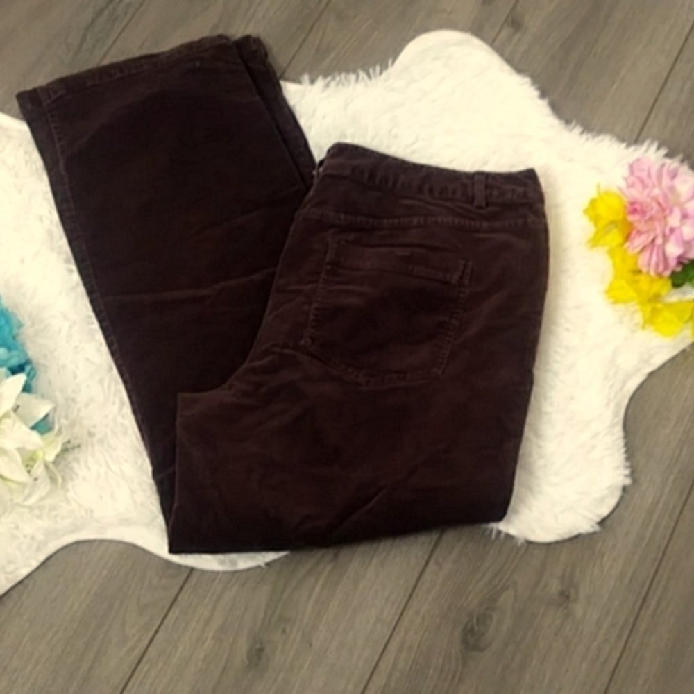 2/$24 Christopher & Banks Brown Corduroy Pants